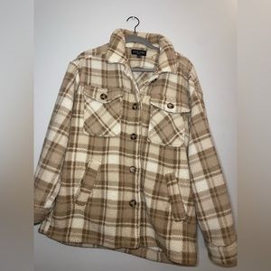 Plaid Teddy Jacket